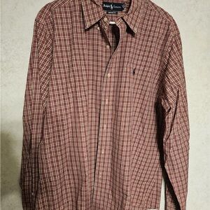 Ralph Lauren Custom Fit Madras Plaid Shirt